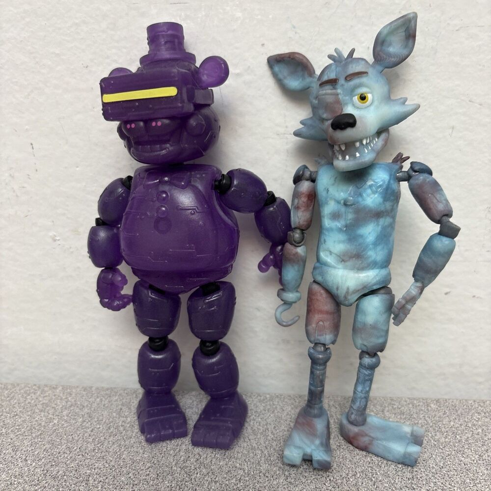 Funko Five Nights at‎ Freddy's Tie-Dye Bonnie Chica Action Figures 2022 Lot Of 2